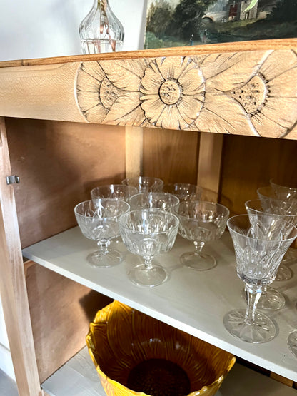 Bonnetière art déco vitrée  Meubles Patine
