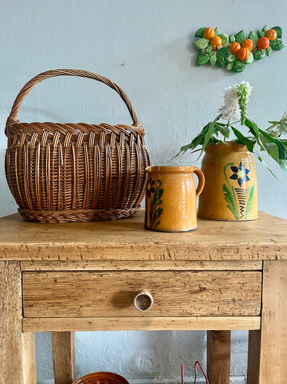 Petit établi ancien avec tiroir   Patine