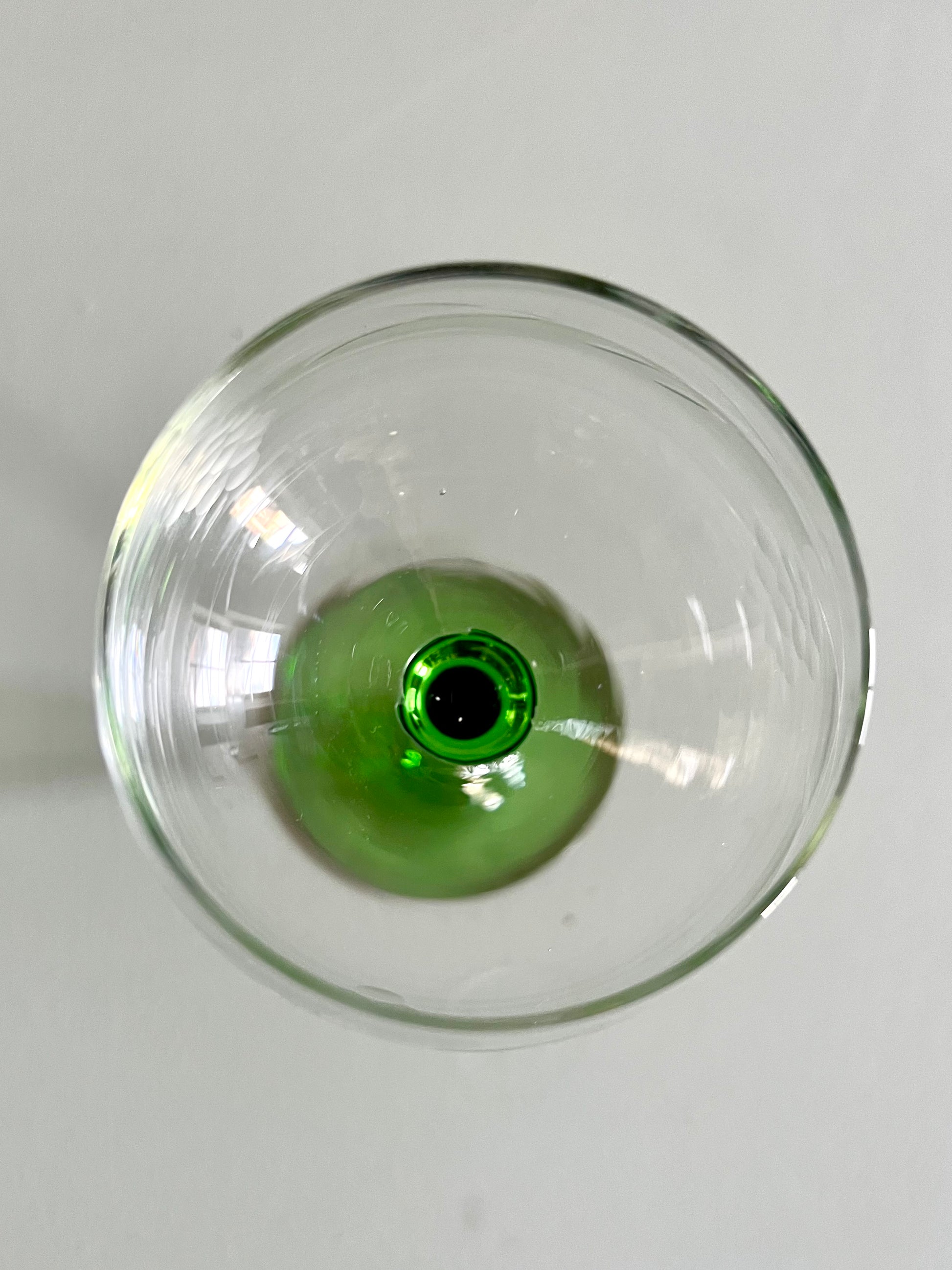 Verres à vin blanc alsaciens-lot de  4   Patine