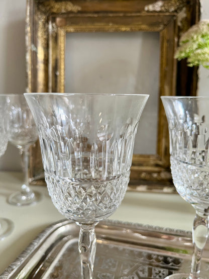 Verre à pied en cristal lot de 6  Vaisselle Patine