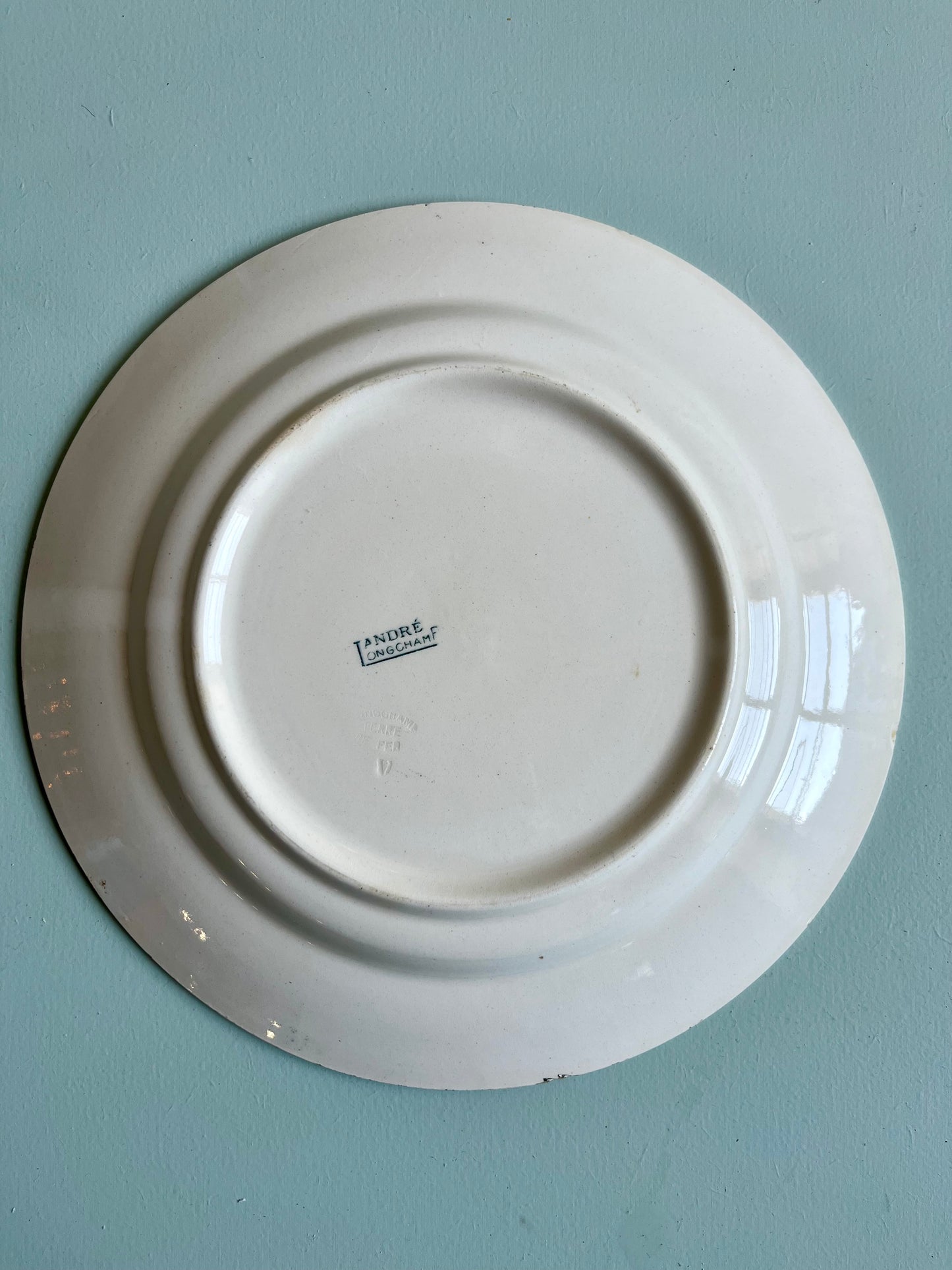 Assiettes plates Longchamp modèle « andré » lot de 3