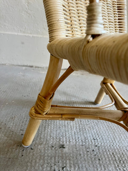 Chaise enfant en osier  Meubles Patine