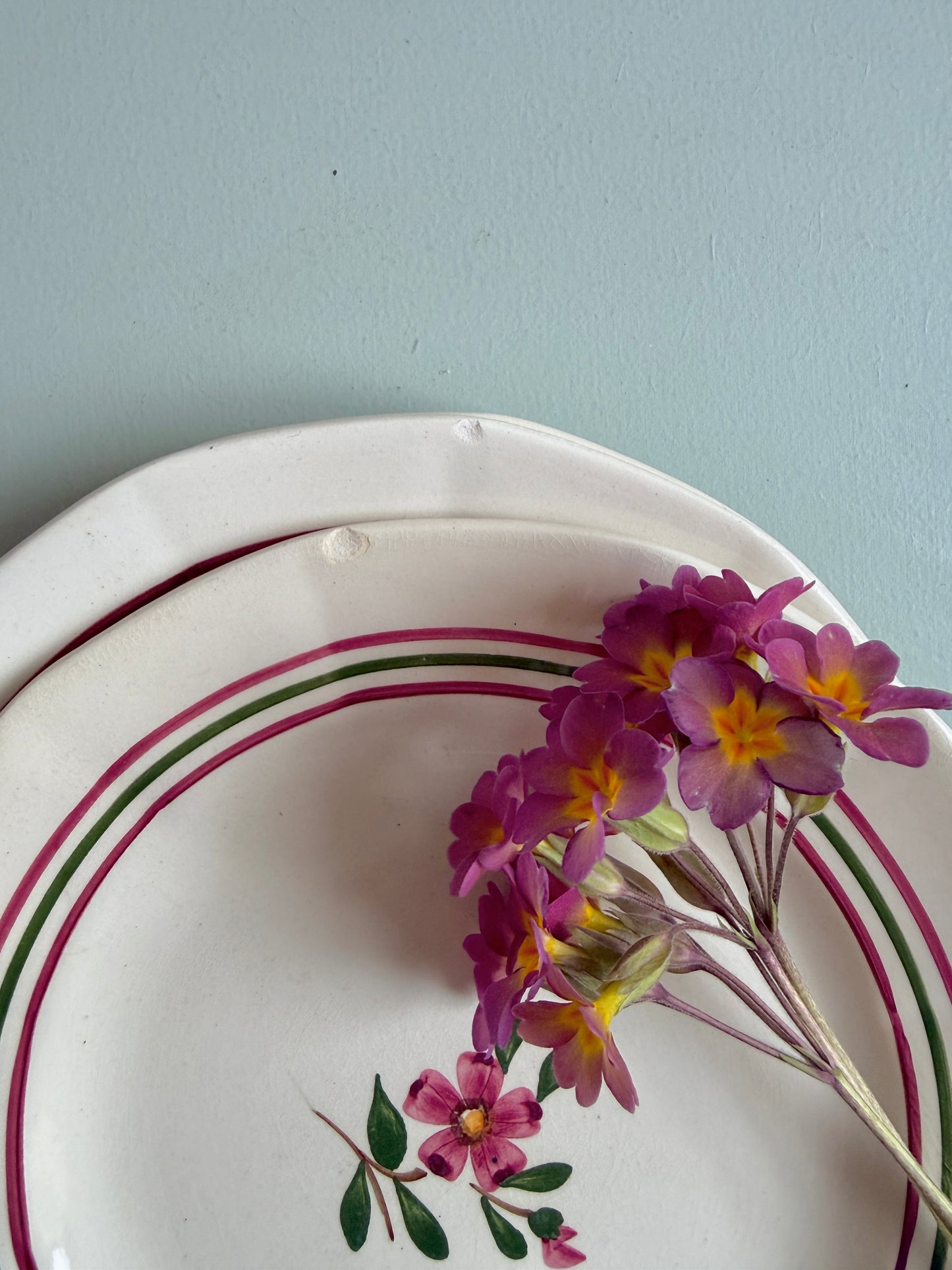 Assiettes à dessert modèle Armelle de Sarreguemines - lot de 4