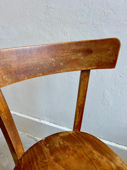 Lot de 2 chaises bistrot anciennes