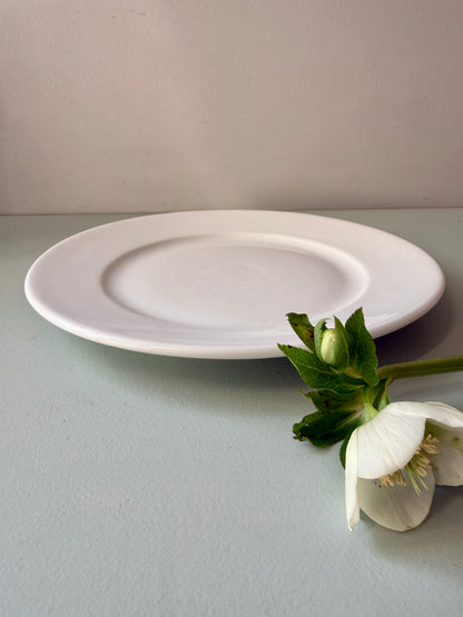 Assiette plate en porcelaine de Limoges