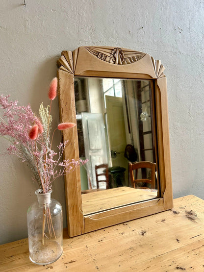 Miroir Art Deco à poser - Patine