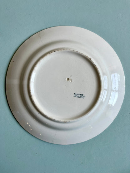 Assiettes plates Longchamp modèle « andré » lot de 3