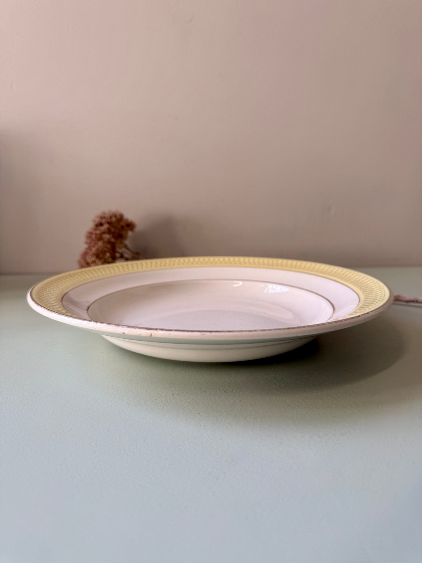 Assiette creuse modèle Monaco de St-Amand