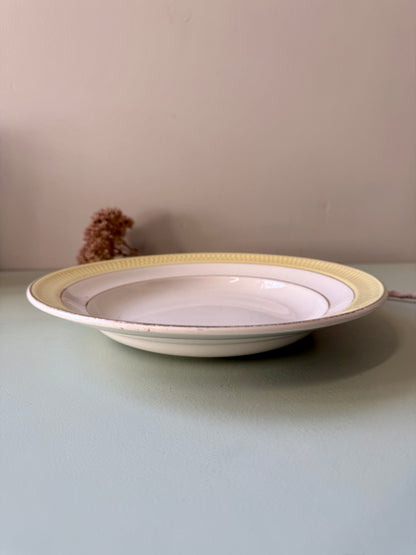 Assiette creuse modèle Monaco de St-Amand