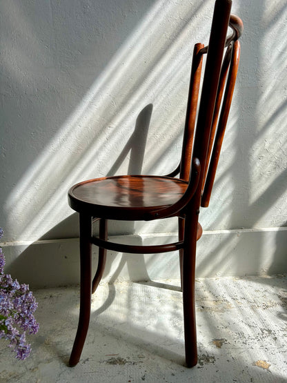 Chaise bistrot bois courbé