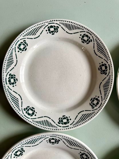 Assiettes anciennes Nouvelles Galeries Paris modèle Robert – Lot de 6  Vaisselle Patine