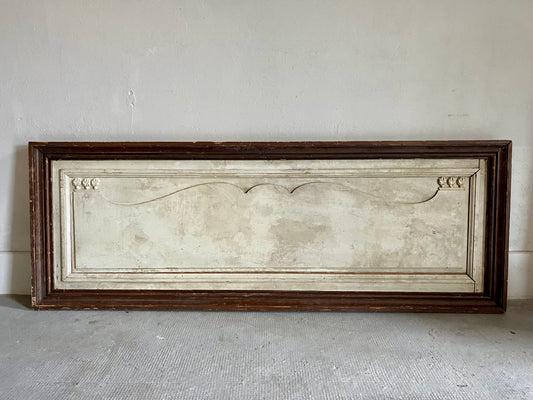 Panneau sculpté ancien patiné