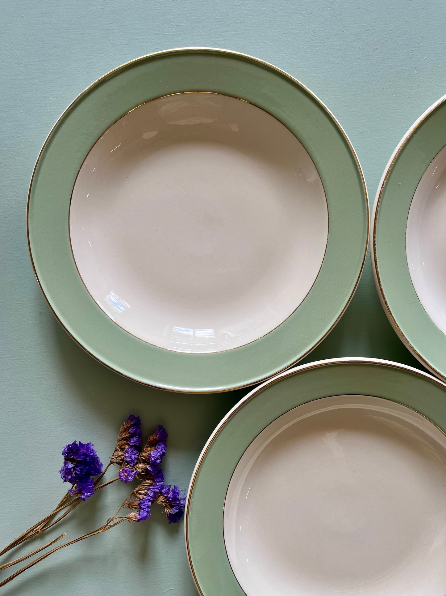 Assiettes creuses Villeroy et Boch- lot de 3   Patine