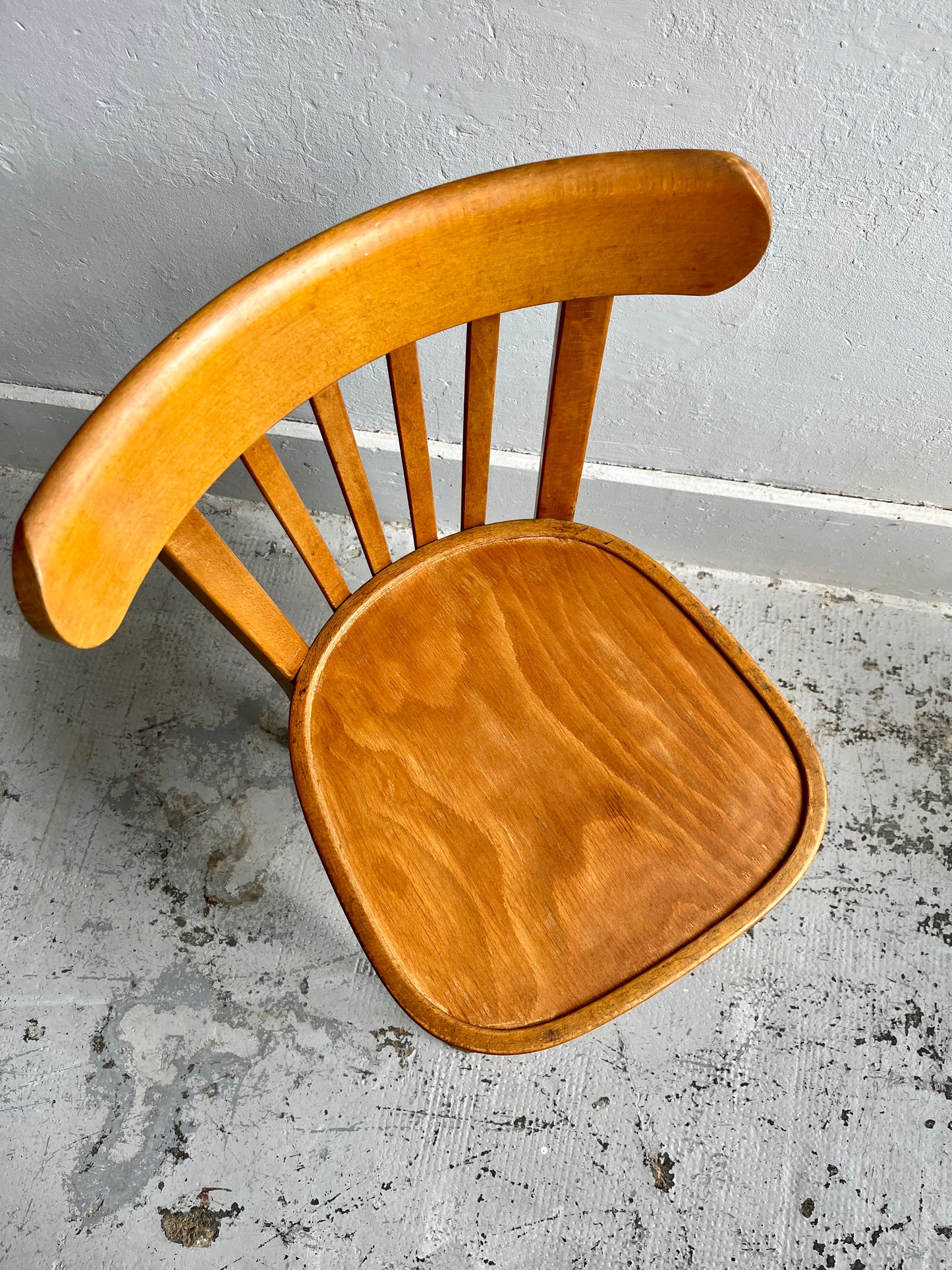 Chaise bistrot Baumann bois blond