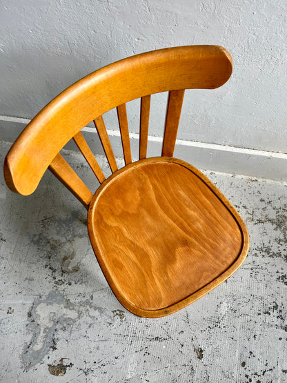 Chaise bistrot Baumann bois blond