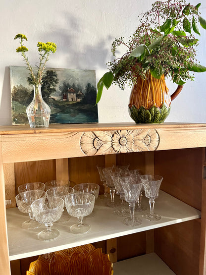 Bonnetière art déco vitrée  Meubles Patine