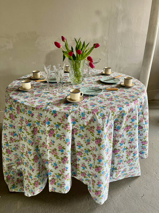 Nappe fleurie vintage