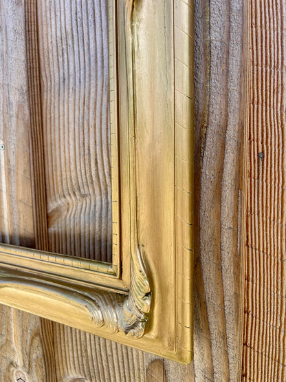 Cadre doré avec moulures  Décoration Patine