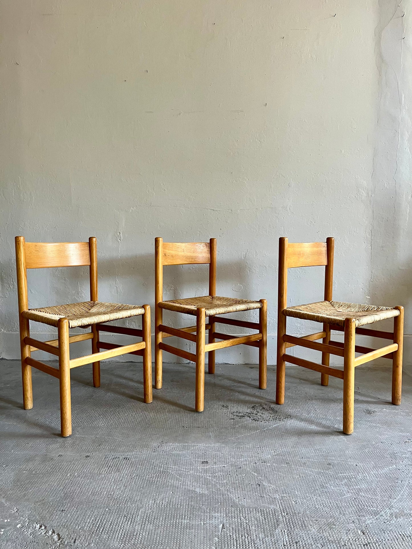 Lot de 6 chaises Johan van Heuvel pour Ad Vorm - Patine