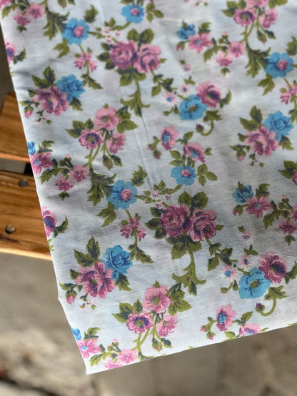 Nappe fleurie vintage