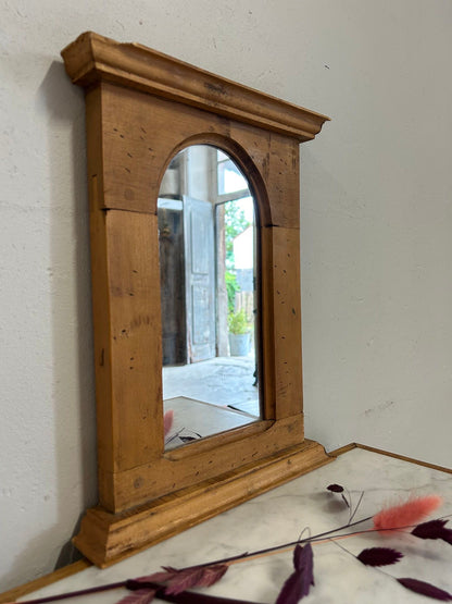 Miroir arche en bois