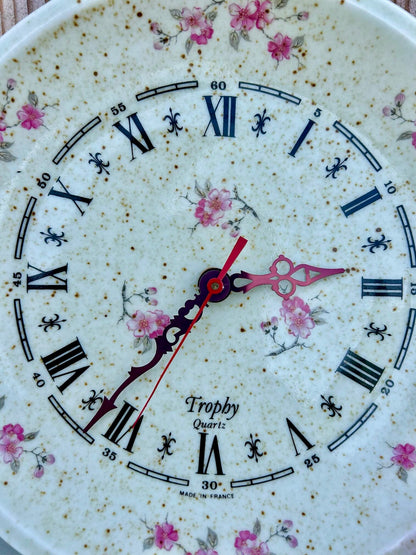 Horloge murale Porcelaine de Sologne  Décoration Patine