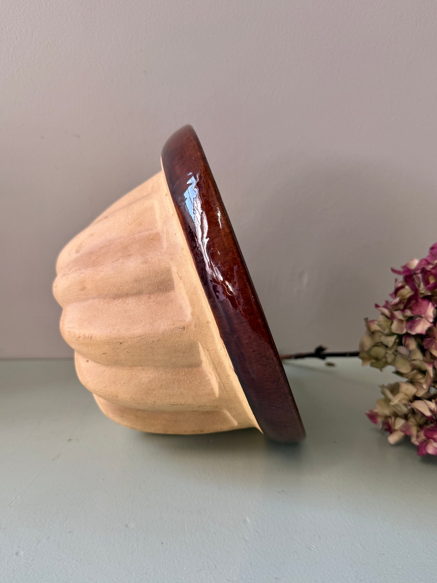 Moule à kougelhopf en terre cuite