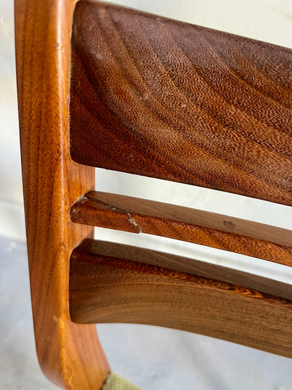 Chaises années 60 en teck style scandinave- lot de 3   Patine