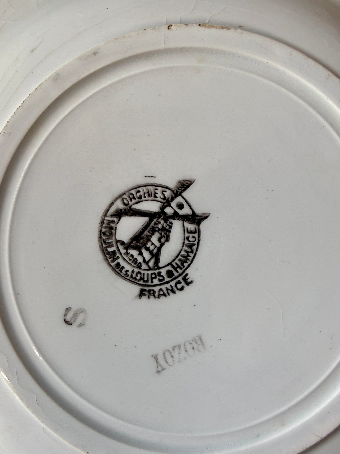 Assiette creuse motifs géométriques de Moulin des Loups