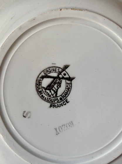 Assiette creuse motifs géométriques de Moulin des Loups