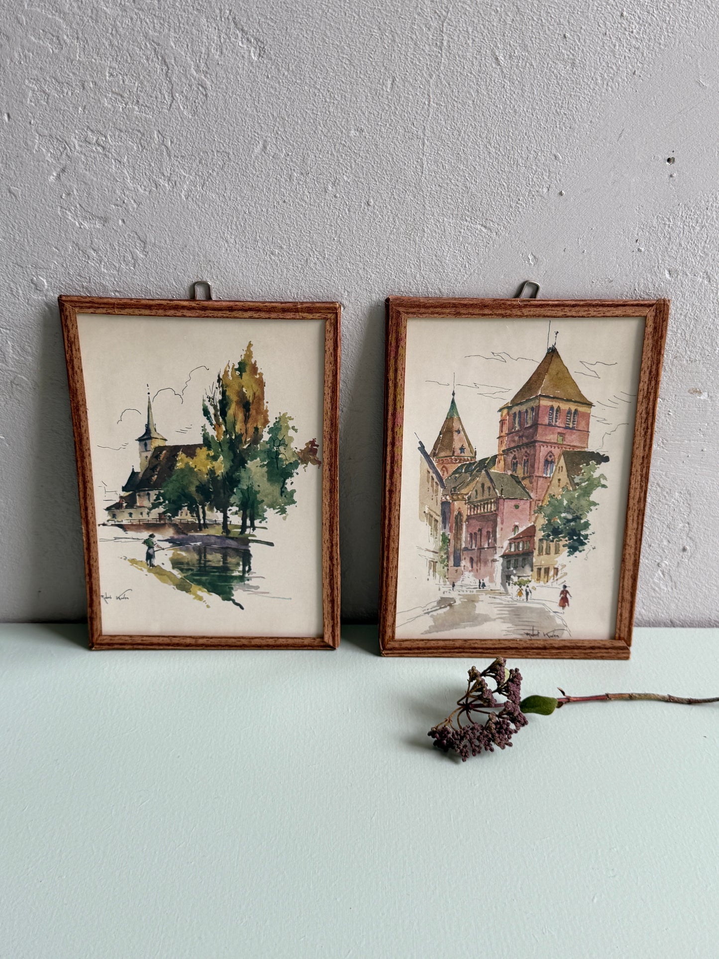 Duo paysages alsaciens