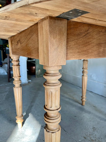 Table ovale à volets en bois  Meubles Patine