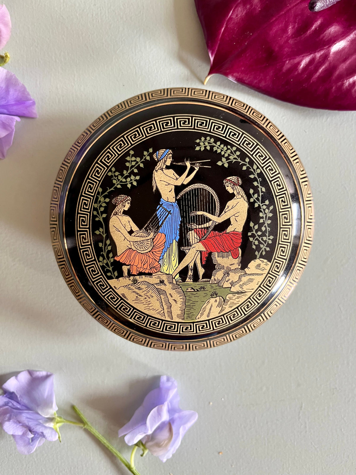 Boîte décorative grecque Yadis   Patine