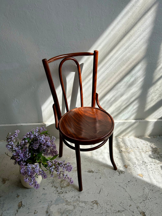 Chaise bistrot bois courbé