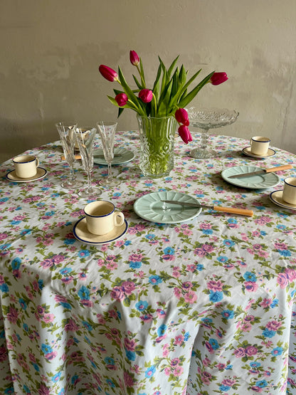 Nappe fleurie vintage