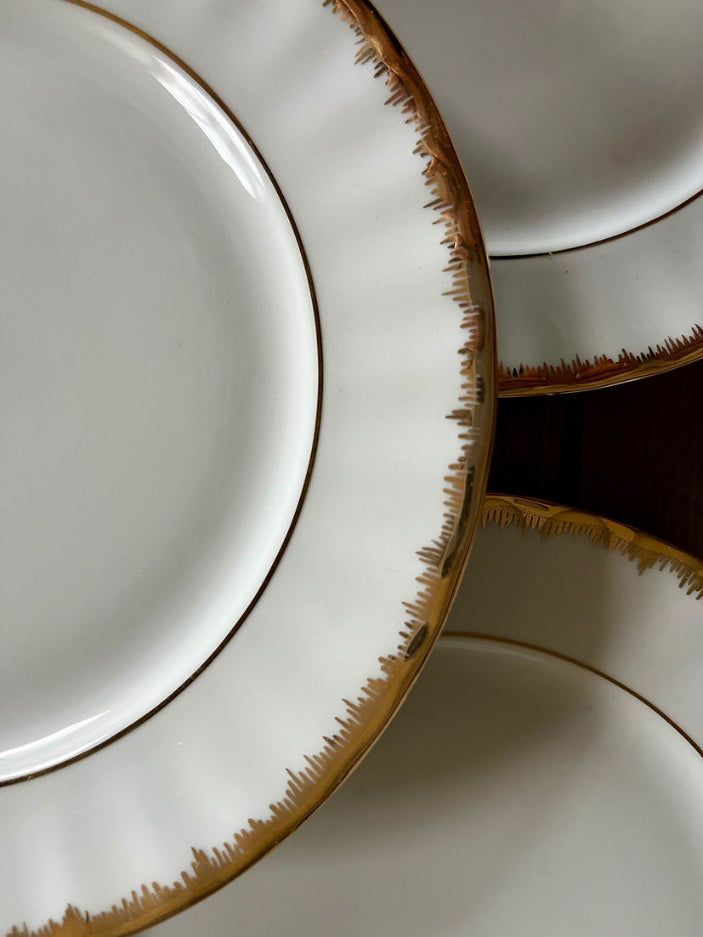 6 assiettes à dessert