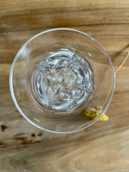 4 coupes à champagne en cristal