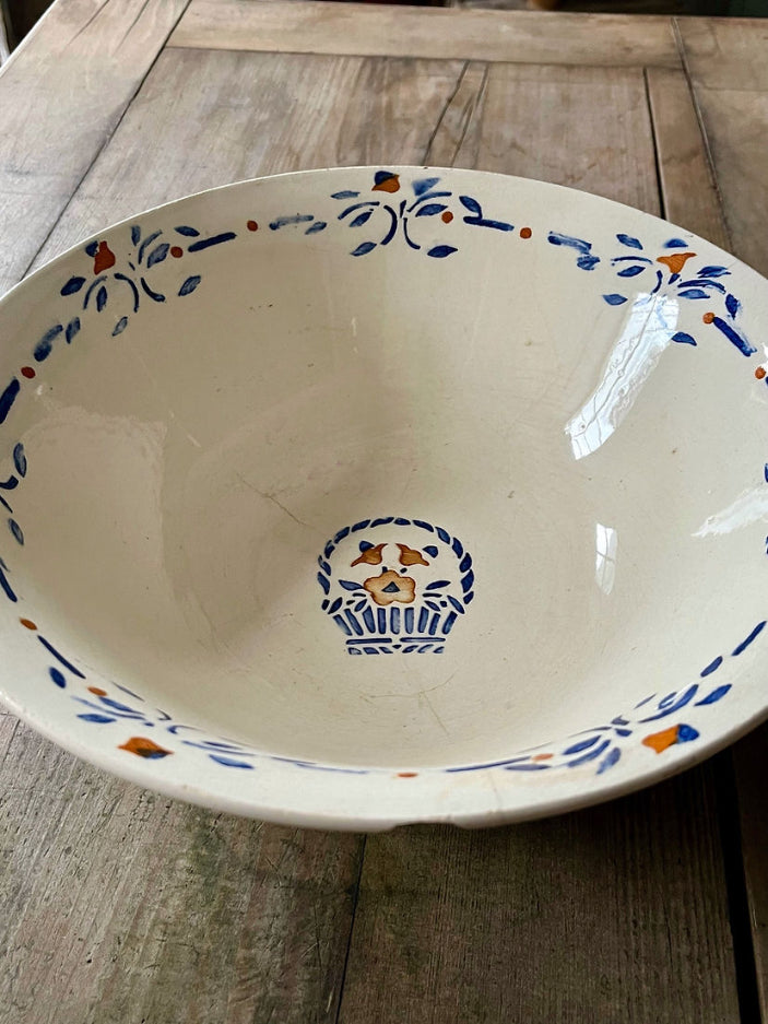 Saladier vintage terre de fer