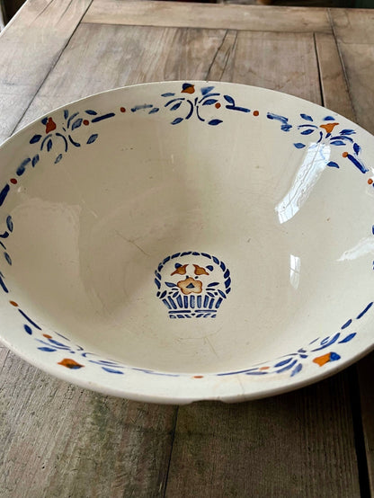 Saladier vintage terre de fer