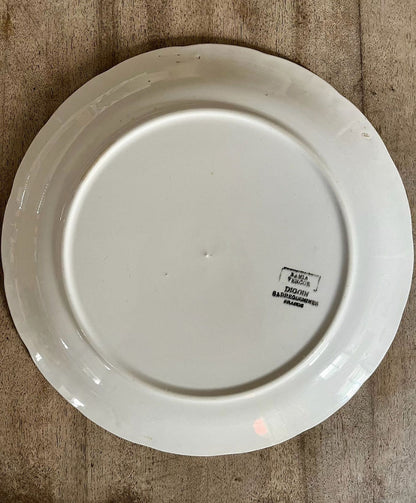 Assiettes Sarreguemines modèle "Bahia Vercor" - lot de 4