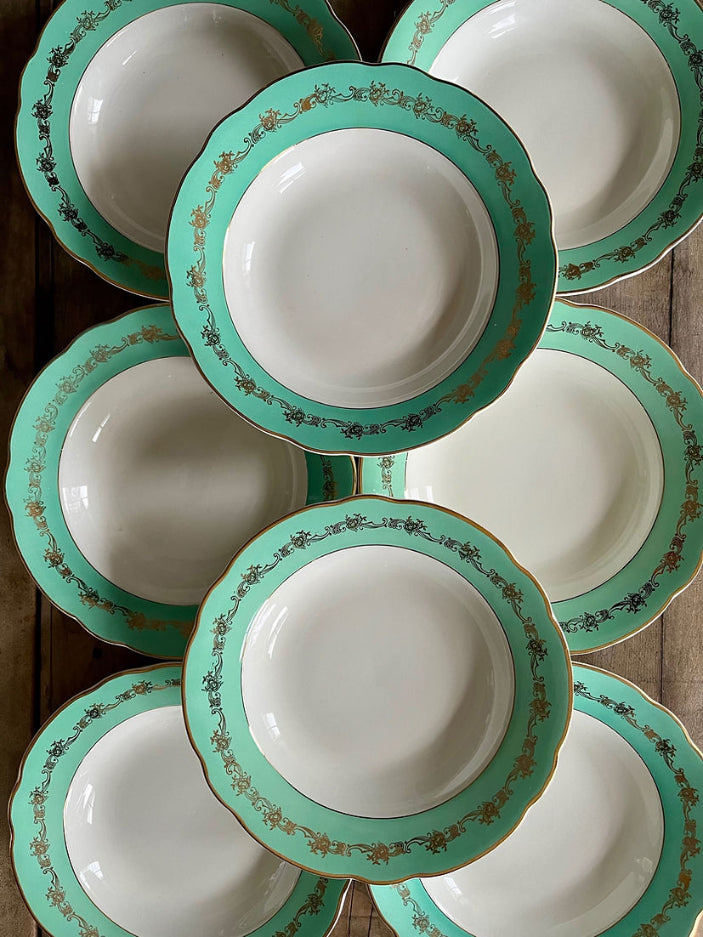 Lot de 8 assiettes creuses