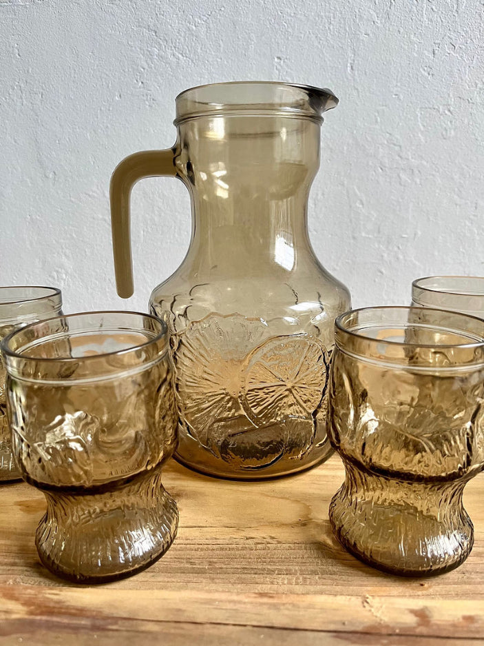 Service à orangeade vintage