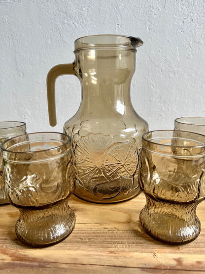 Service à orangeade vintage