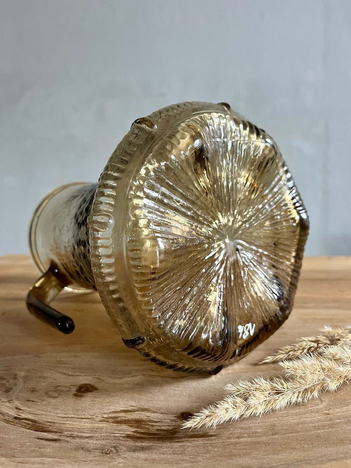 Carafe / pichet en verre fumé 2