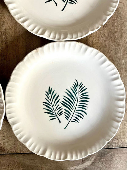 Assiettes Sarreguemines modèle "Bahia Vercor" - lot de 4