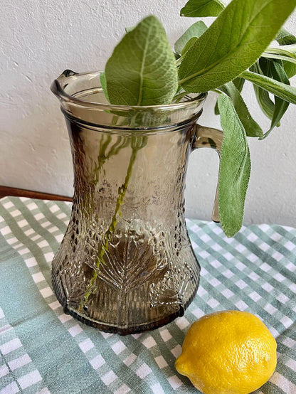 Carafe / pichet en verre fumé 2