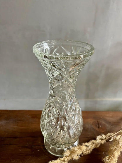 Vase en verre ciselé 1