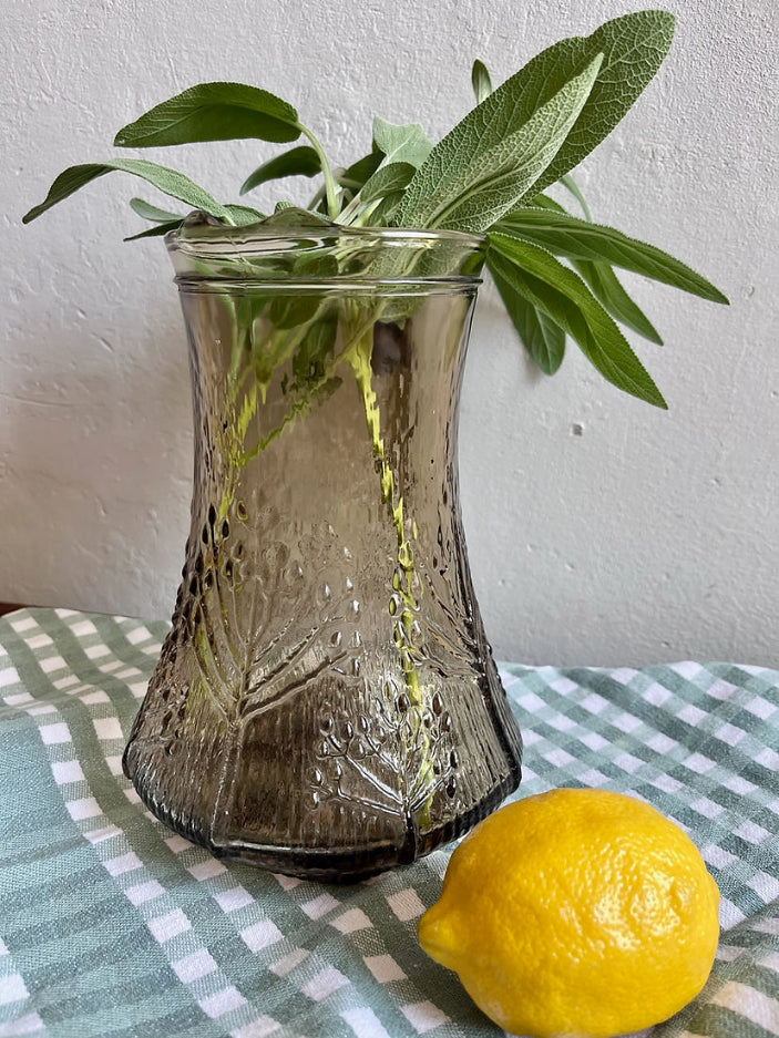 Carafe / pichet en verre fumé 2