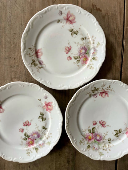 3 assiettes à dessert