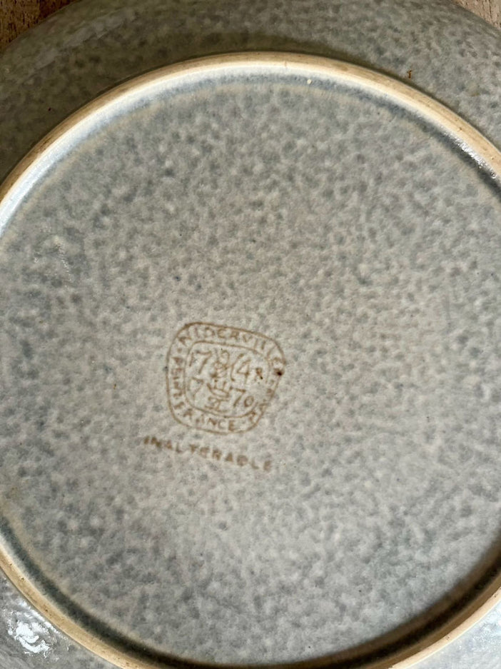 Assiettes Niderviller - lot de 3